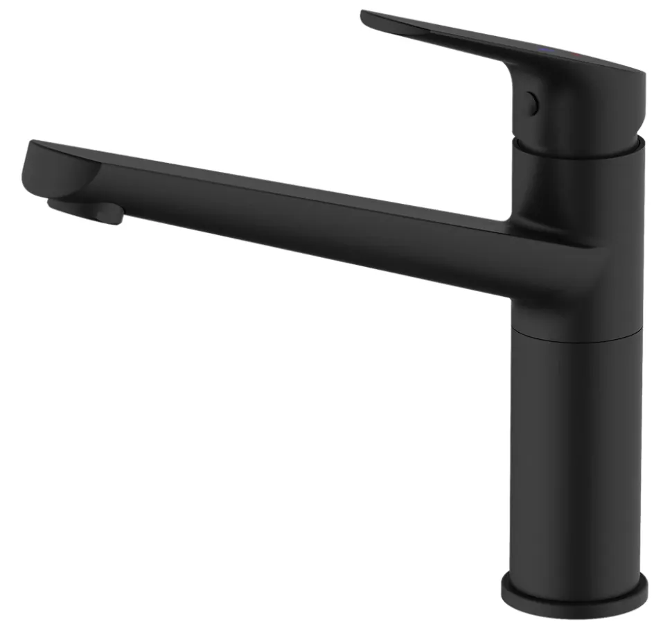 Mitigeur bas Sokar Edouard Rousseau en laiton noir