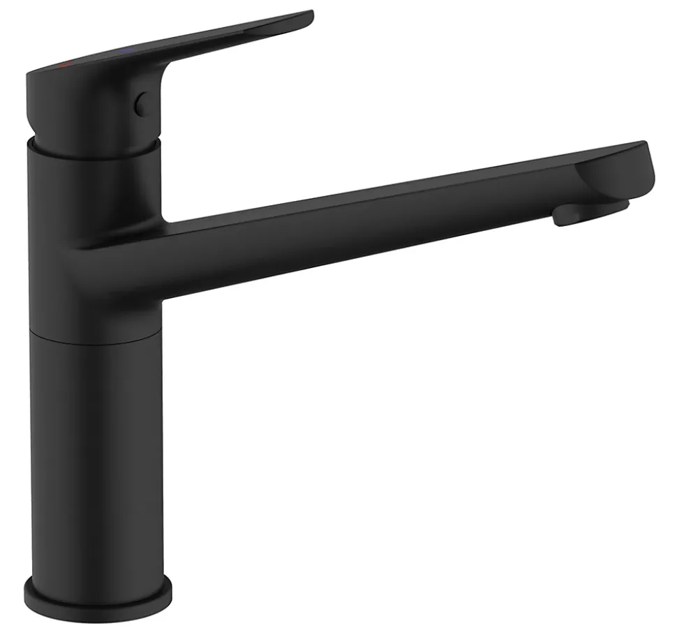 Mitigeur bas Sokar Edouard Rousseau en laiton noir