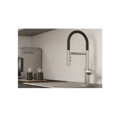 Mitigeur Catris-S Flexo PVD UR - Blanco - Pivotant - Blanc