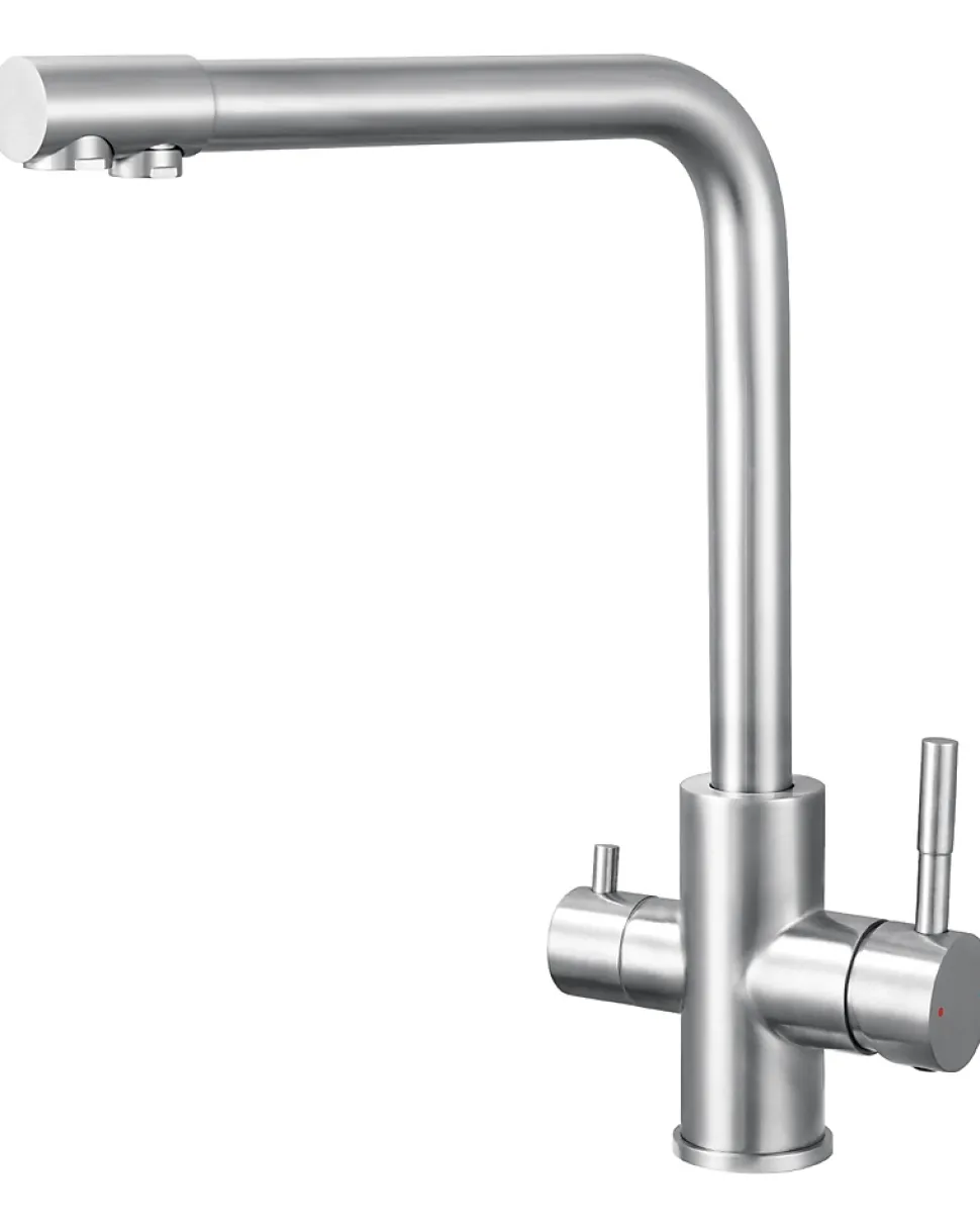 Mitigeur Cuisine 3 Voies, SOFETIY MAX Robinet de Cuisine 3 en 1, Robinet Eau Potable 2 Leviers