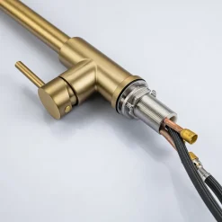 Mitigeur Cuisine avec Douchette Doré LOMAZOO Sphinx