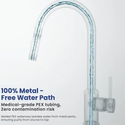 Mitigeur Cuisine avec Douchette Noir, CECIPA MAX Robinet Cuisine Extractible avec 2 Modes de Pulvérisation Brossé