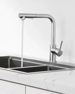 Mitigeur Cuisine avec Douchette, CECIPA MAX Robinet Cuisine avec Extensible, Melangeur avec Deux Types Jet d'eau