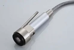 Mitigeur Cuisine Masterchef LED, Inox Brossé, Douchette, Ressort