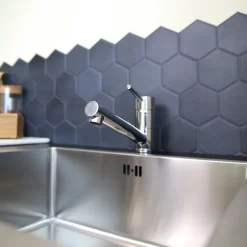 Mitigeur de cuisine avec douchette chromé Essebagno Tubic