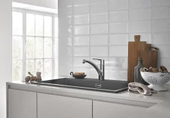 Mitigeur de cuisine bec bas Start Grohe chromé