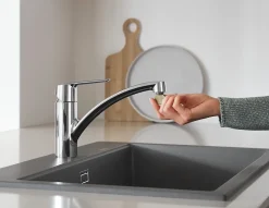 Mitigeur de cuisine bec bas Start Grohe chromé