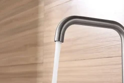 Mitigeur de cuisine bec haut SKY BATH nickel brossé Inox S304 série COMFORT