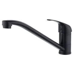 Mitigeur de cuisine Brigg en laiton coloris noir H.12,17 cm