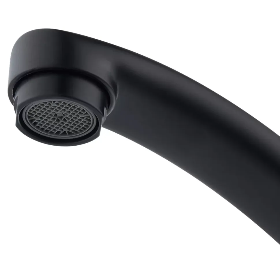 Mitigeur de cuisine Brigg en laiton coloris noir H.12,17 cm