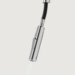 Mitigeur de cuisine chromé avec douchette GoodHome Zanthe