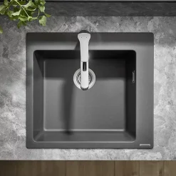 Mitigeur de cuisine chromé Hansgrohe MySport S