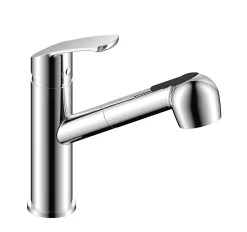 Mitigeur de cuisine chromé avec douchette Kramer Groupe Akua