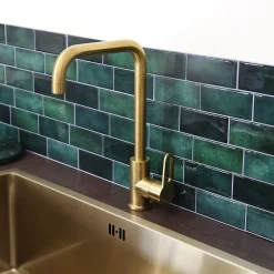 Mitigeur de cuisine doré Essebagno Baltic