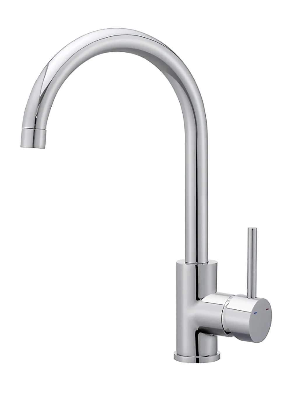 Mitigeur de cuisine haut en laiton chromé H.33,5 cm, Cooke & Lewis Katiki