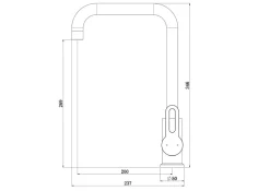 Mitigeur de cuisine inox EsseBagno Baltic