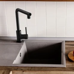 Mitigeur de cuisine noir Essebagno Pure II