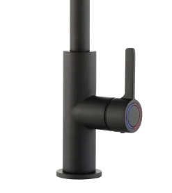 Mitigeur de cuisine noir mat GoodHome Kamut