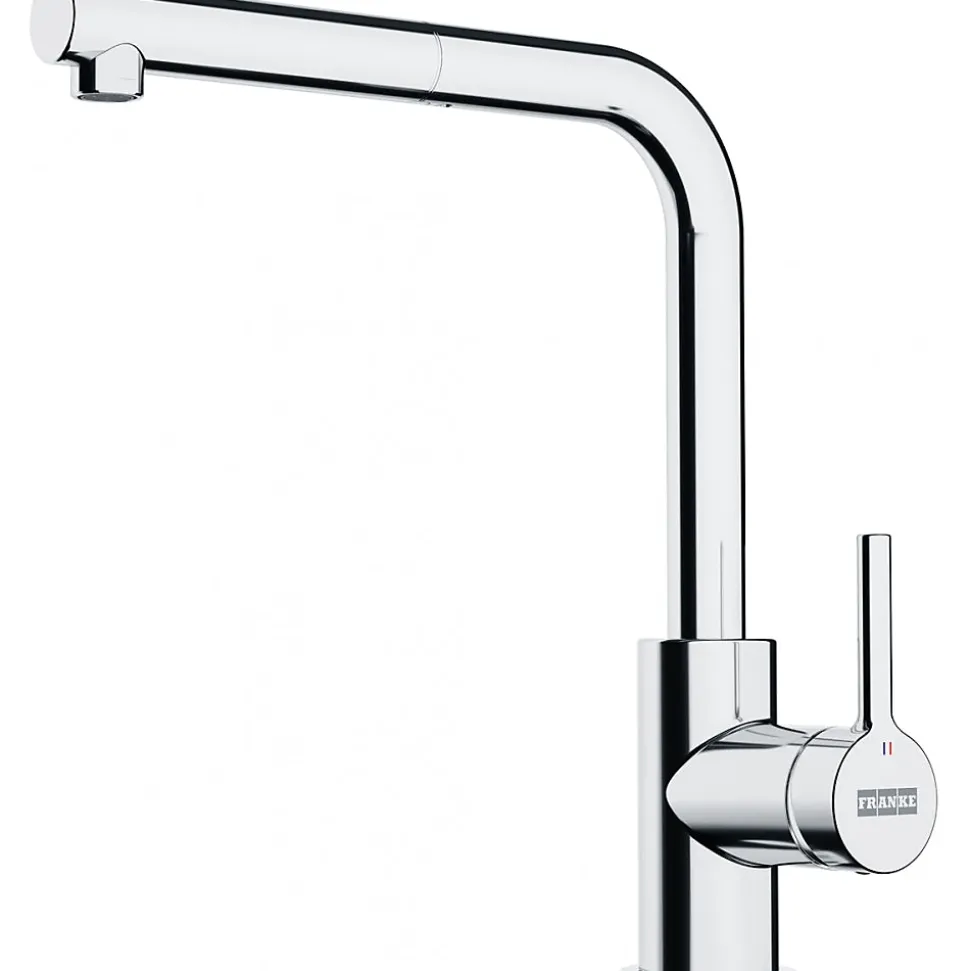 Mitigeur Franke Lina L Chrome à douchette - Chrome coloris Chrome