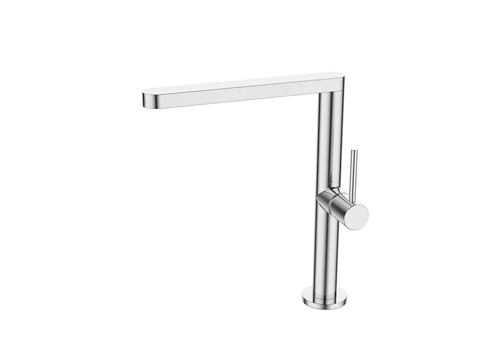 Mitigeur haut Kedral Edouard Rousseau en métal effet chromé