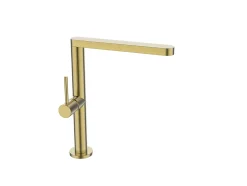 Mitigeur haut Kedral Edouard Rousseau en métal effet doré