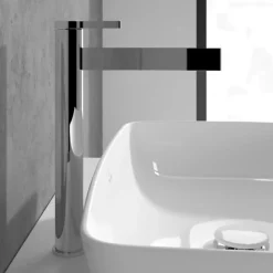 Mitigeur lavabo droit surélevé VILLEROY ET BOCH Dawn sans tirette Chrome