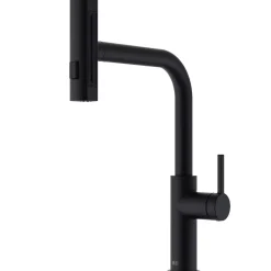 Mitigeur évier à douchette extractible noir mat Essebagno Esserain