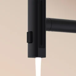 Mitigeur évier à douchette extractible noir mat Essebagno Esserain