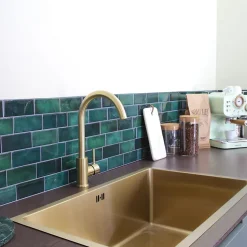 Mitigeur évier or brossé Essebagno Kiwo