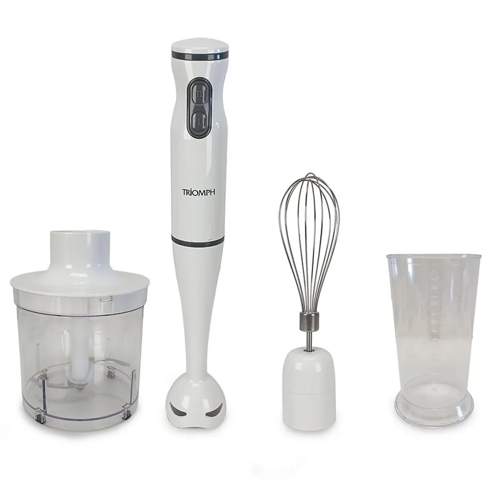Mixeur à main plongeur 3 en 1 Triomph ETF1812 - Hachoir Fouet mixeur - 400W - 2 Vitesses