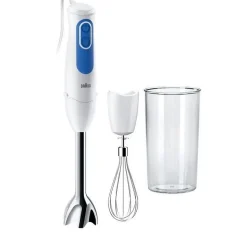 Mixeur a main BRAUN MQ3005WH Cream - 750 W - Blanc - Bleu