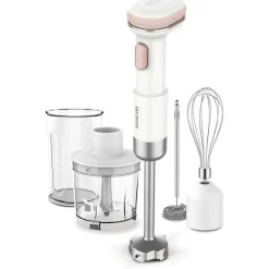Mixeur Electrique plongeant - SENCOR - SHB 9130WH - 11,1 V - Récipients 500 et 700 ml - Blanc