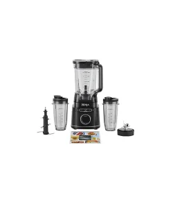 Mixeur Ninja Detect Power Blender Pro 1200W - 2-en-1 - 2L - 15 modes - 10 vitesses - Noir