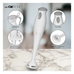 Mixeur plongeant Clatronic SM 3081 Blanc