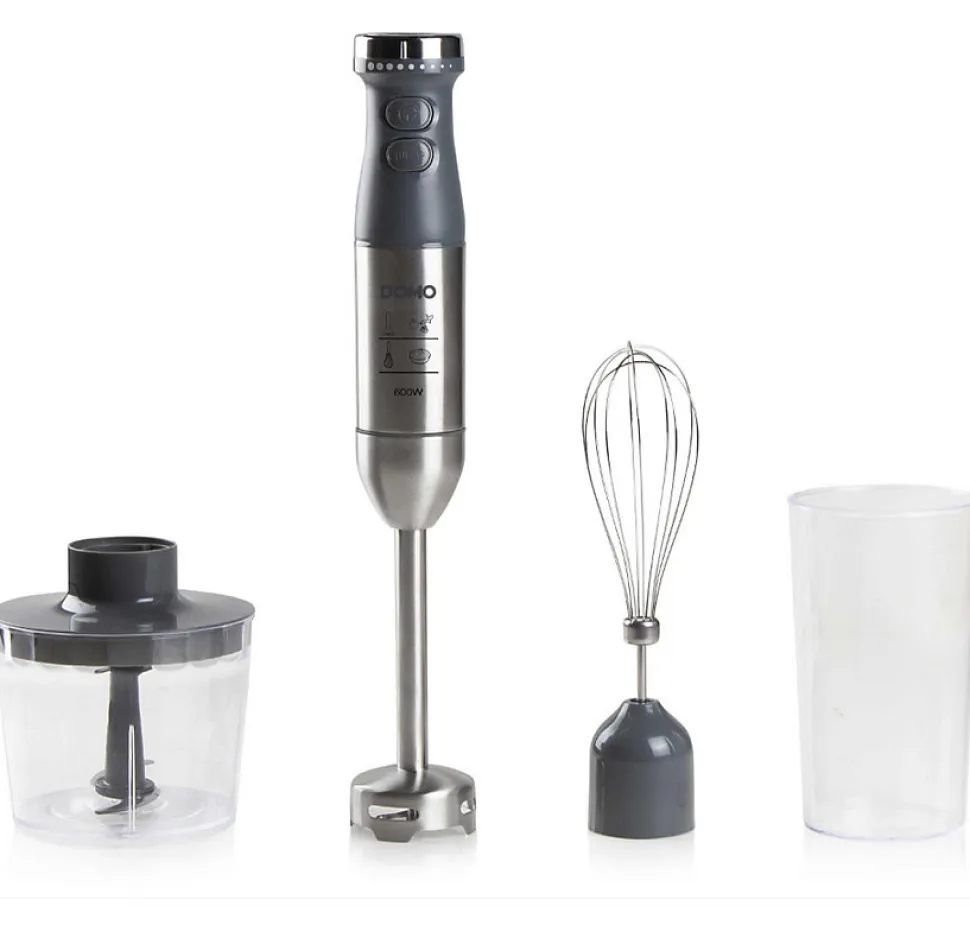 Mixeur plongeant multifonction 600w inox Domo DO9226M