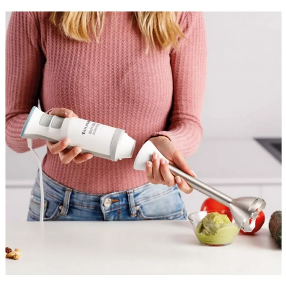 Mixeur plongeant 1200w blanc & gris Taurus 916417000 bapi 1200 pure plus