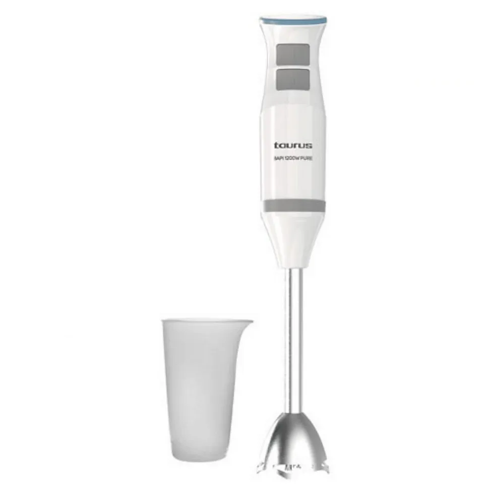 Mixeur plongeant 1200w blanc & gris Taurus 916425000 bapi 1200 pure