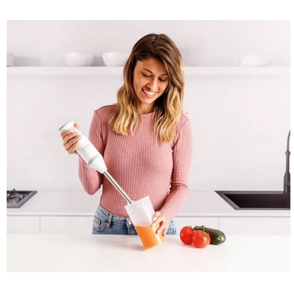 Mixeur plongeant 1200w blanc & gris Taurus 916425000 bapi 1200 pure