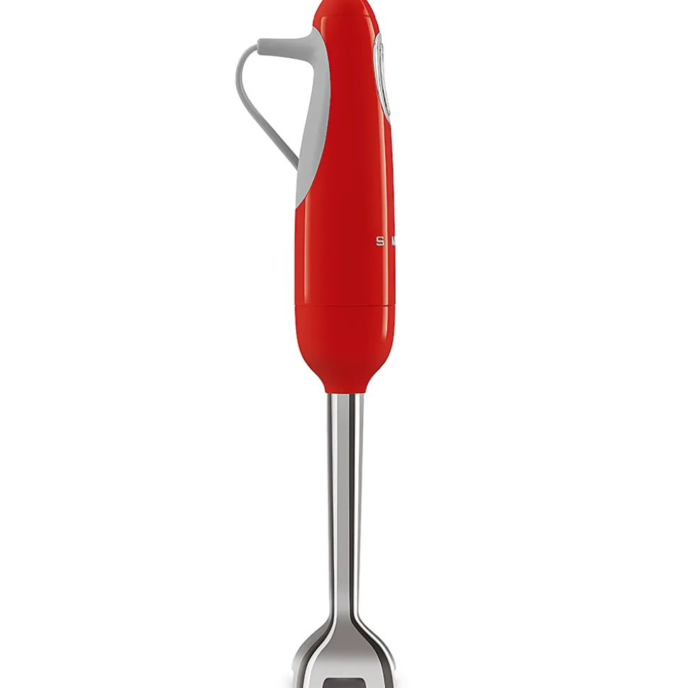 Mixeur plongeant 700w rouge Smeg HBF11RDEU années 50