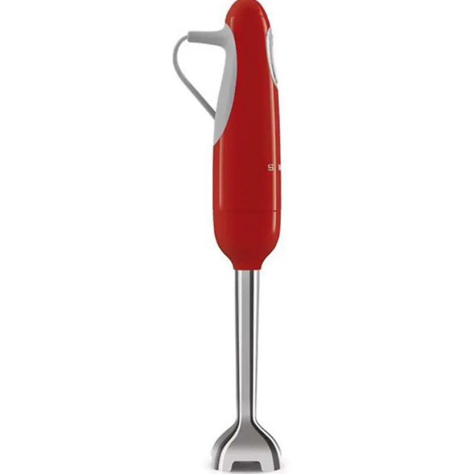 Mixeur plongeant 700w rouge Smeg HBF11RDEU années 50