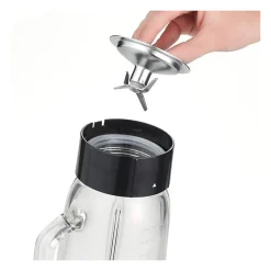 Mixeur sur pied Severin SM 3734 en acier inoxydable noir, puissance 500 W pour des préparations parfaites