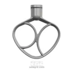 Mixeur/mélangeur de pâte Smeg SMF02BLEU Noir Argenté 800 W 4,8 L