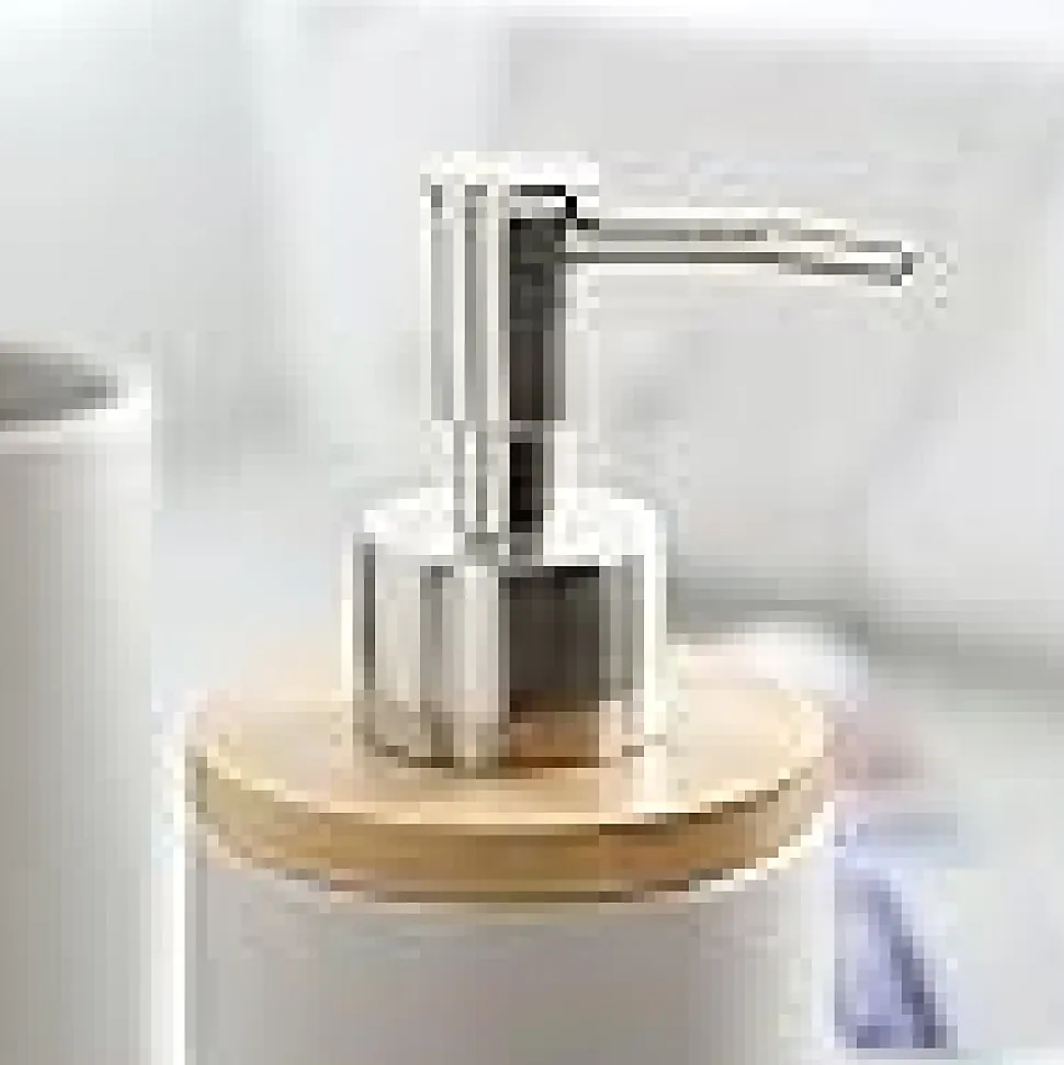 400ml Distributeur de Savon en céramique, Style Nordique, Distributeur Savon Liquide idéal pour la Cuisine et la Salle de Bains