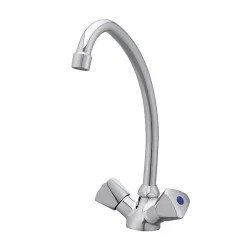 Mélangeur de cuisine Savo en laiton couleur argenté H.29,8 cm