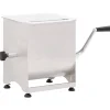 Mélangeur de viande avec boîte de vitesse Argenté Inox