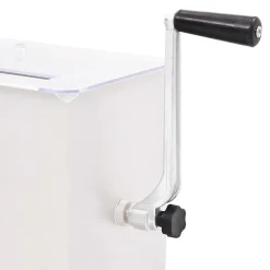 Mélangeur de viande manuel avec couvercle Argenté Inox