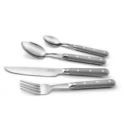 Ménagère 24 pièces Gris - Bistro-Club Gris par Pradel Essentiel