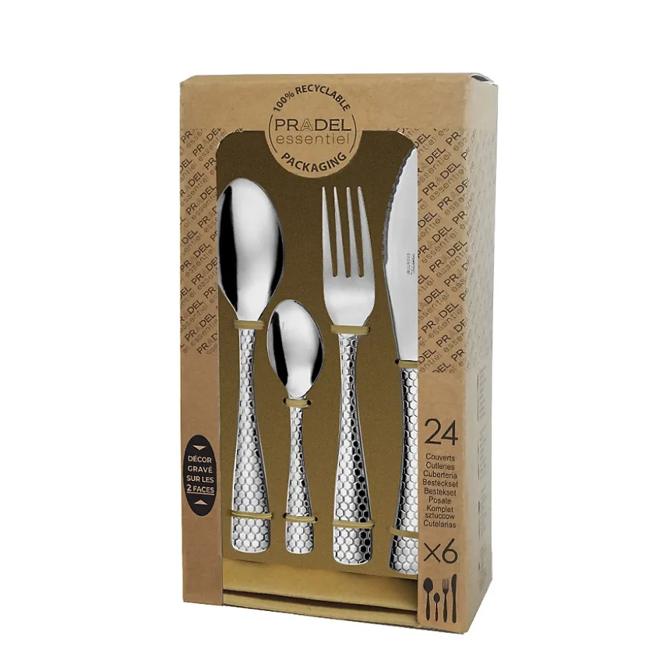 Ménagère 24 pièces Inox - Capsule par Pradel Essentiel
