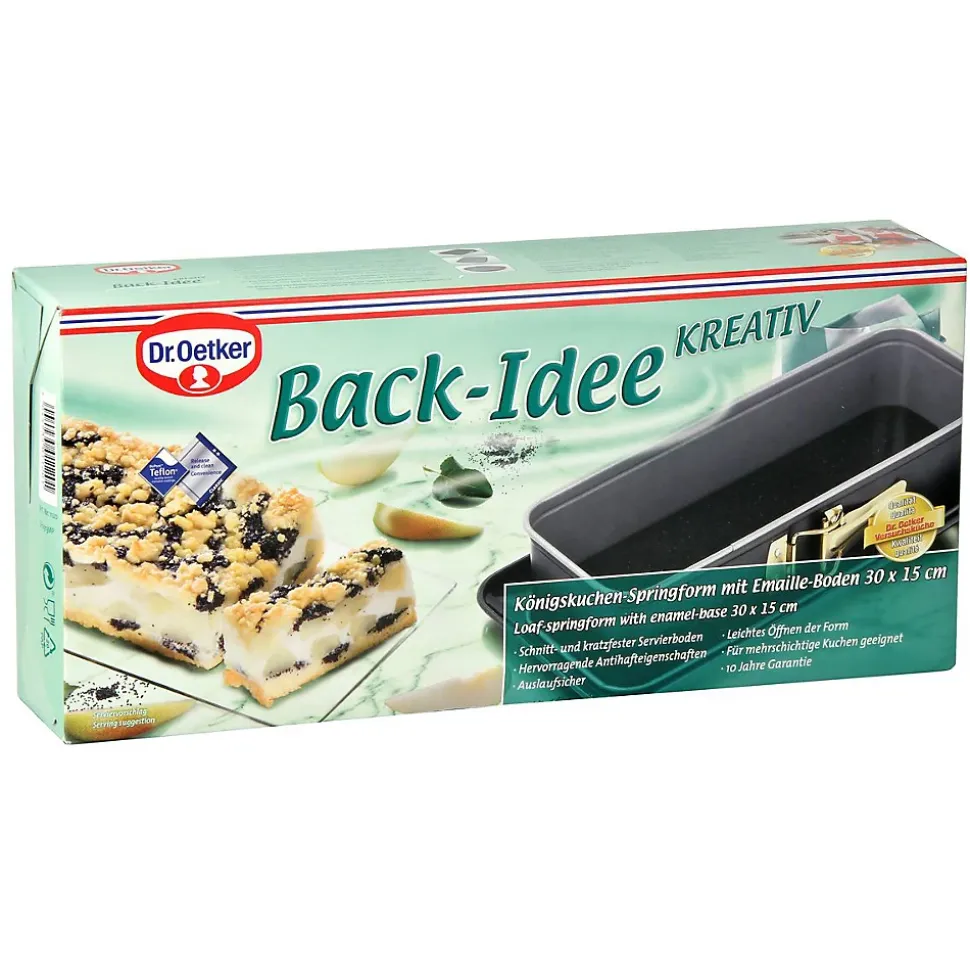 Moule à cake à charnière 30 cm Dr.Oetker Back-Idee Kreativ