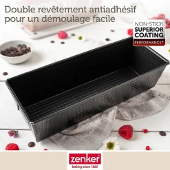 Moule à cake 35 x 11,5 x 7 cm Zenker PerfectBack+